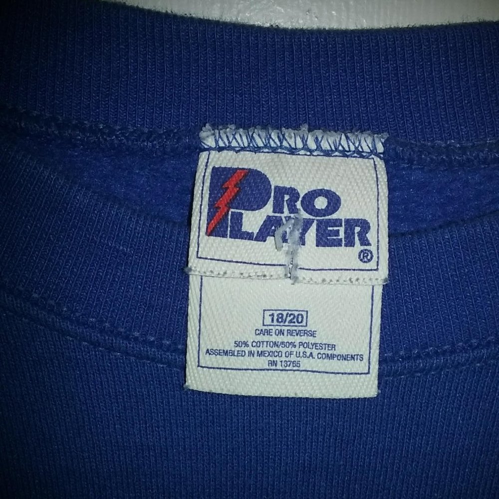 Pro Player Long Sleeve Blue Sweater, USED-Last ONE